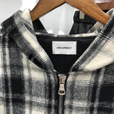 Plaid Hooded Jacket