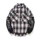 Plaid Hooded Jacket