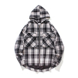 Plaid Hooded Jacket