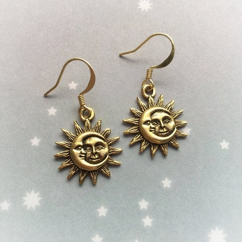 Sun and Moon Earrings