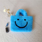 Smiley Face Vegan Fur Bag