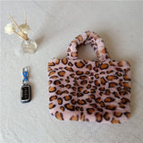 Smiley Face Vegan Fur Bag