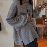 Oversized Drop Shoulder Polo Sweater