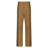 Patched Corduroy High Waisted Pants