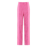 Patched Corduroy High Waisted Pants
