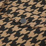 Hounds Tooth Cropped Jacket