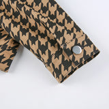 Hounds Tooth Cropped Jacket