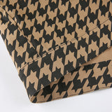 Hounds Tooth Cropped Jacket