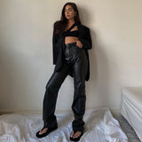 Vegan Leather Pants