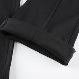 Pleated Bell Bottom Trousers