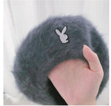 Playboy Faux Fur Beret