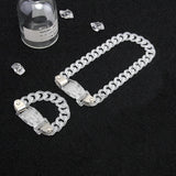 Acrylic Chain Necklace Bracelet Set