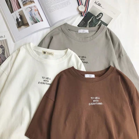 "To Hell With Everything" Tee