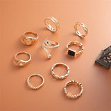 9 Piece Cosmic Ring Set
