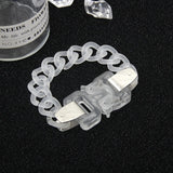 Acrylic Chain Necklace Bracelet Set