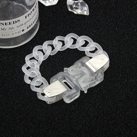 Acrylic Chain Necklace Bracelet Set