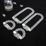 Acrylic Chain Necklace Bracelet Set