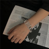 Acrylic Chain Necklace Bracelet Set