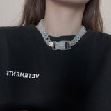 Acrylic Chain Necklace Bracelet Set