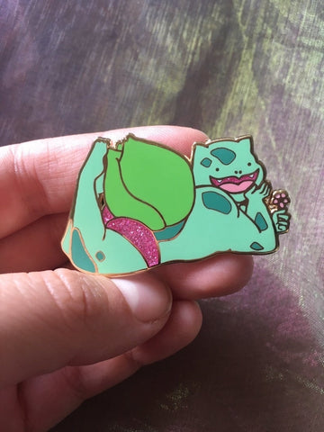 Thicc Bulbasaur Pin
