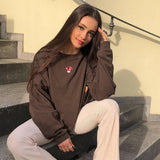 Mushroom Embroidered Sweater