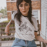 "Not My First Rodeo" Ringer Tee