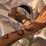 Temporary Snake Tattoo