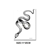 Temporary Snake Tattoo