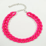 Thick Acrylic Cuban Link Chains