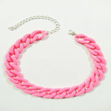 Thick Acrylic Cuban Link Chains