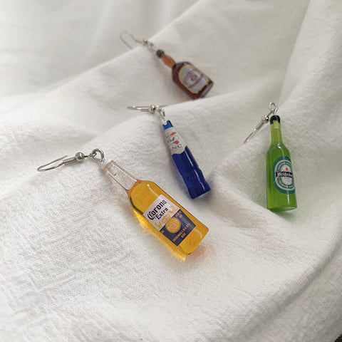 Tiny Beer Earrings