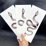 Temporary Snake Tattoo