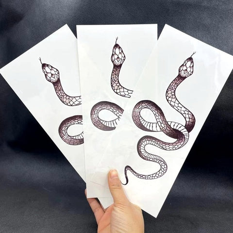 Temporary Snake Tattoo