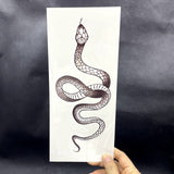 Temporary Snake Tattoo