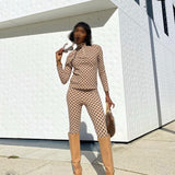 M Monogram Turtleneck Top