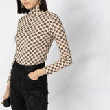 M Monogram Turtleneck Top