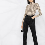 M Monogram Turtleneck Top