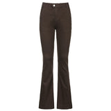 Pink Hearts Bell Bottom Trousers