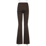 Pink Hearts Bell Bottom Trousers