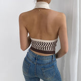Knitted Striped Vest