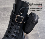 Vegan Leather Boot With Bag