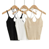 Knit Spaghetti Strap Top