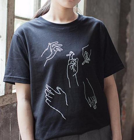 "Way To Hold Cigarettes" Tee