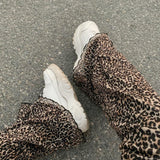 Pink Hearts Bell Bottom Trousers