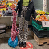 Pink Hearts Bell Bottom Trousers