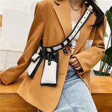 Double Leather Crossbody Bags