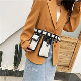 Double Leather Crossbody Bags