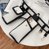Double Leather Crossbody Bags