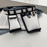 Double Leather Crossbody Bags