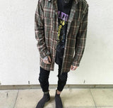 Plaid Long Sleeve Flannel Shirt